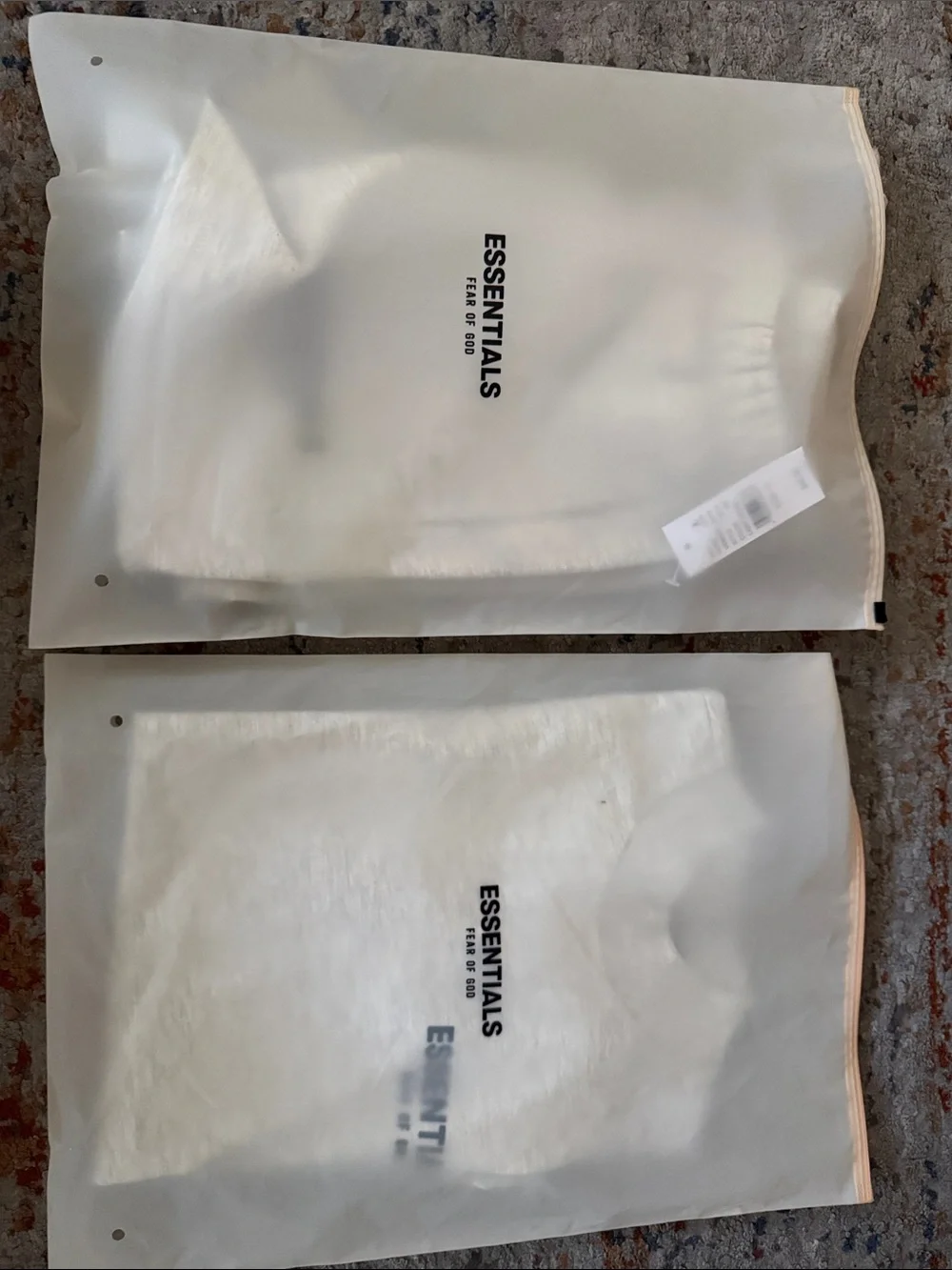 ESSENTIALS Fear of God Ligth Oat Tee & Shorts Set for KIDS Size 10